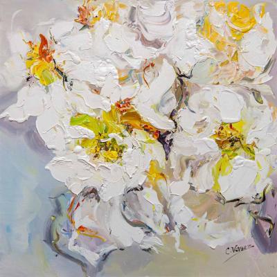 Waltz of white flowers (White Waltz). Vevers Christina