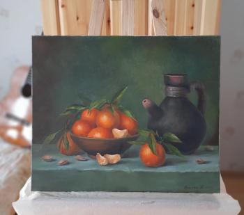 Jug and oranges. Sotskaya Polina