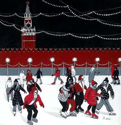 "GUM-ice rink" (1). Malomud Mariya
