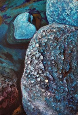 Deep blue boulders. Rumiyantsev Vadim