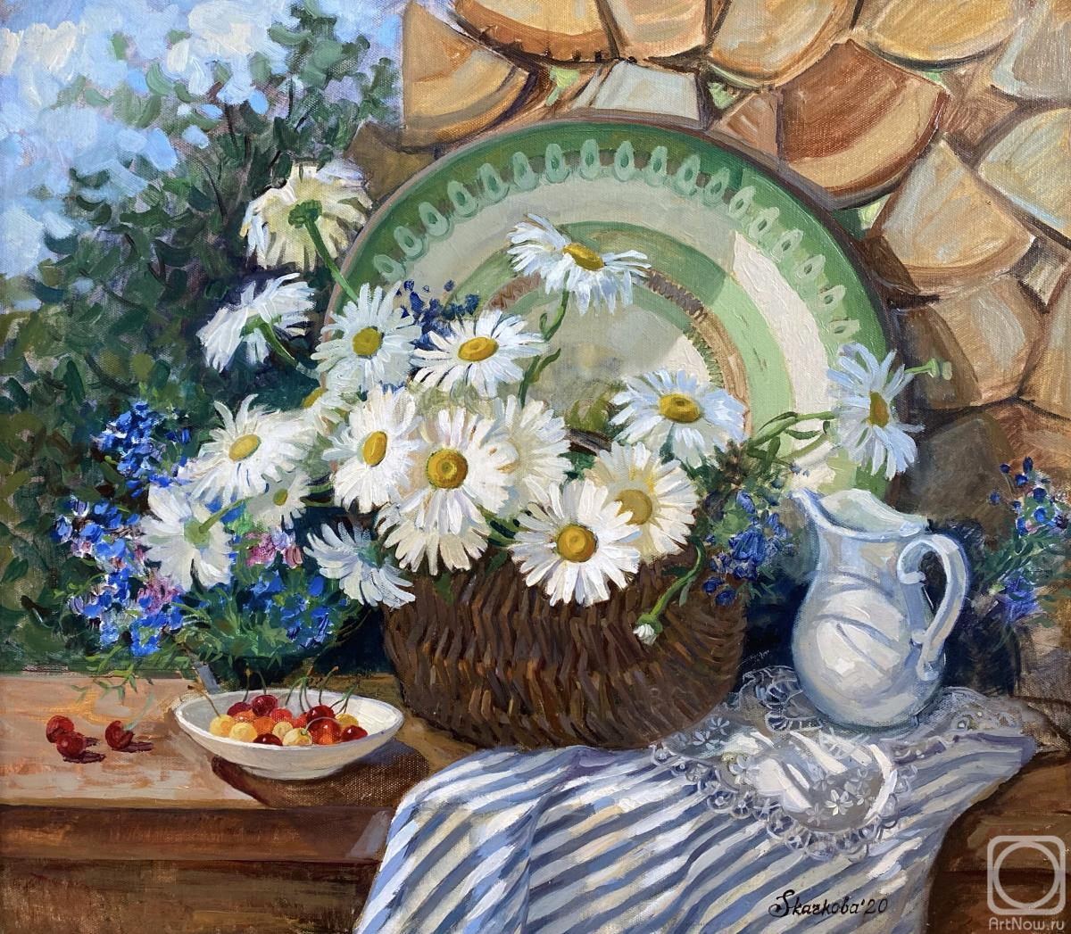 Skachkova Olga. Daisies in the sun