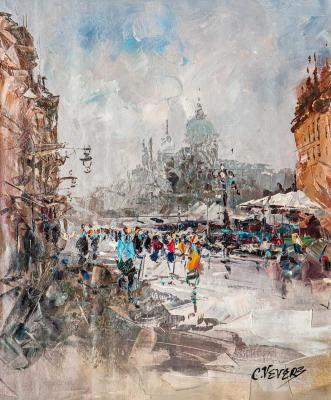 European sketches. Painting fifth (European City). Vevers Christina