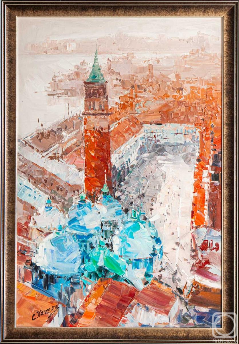 Vevers Christina. View of Piazza San Marco from a bird's eye view