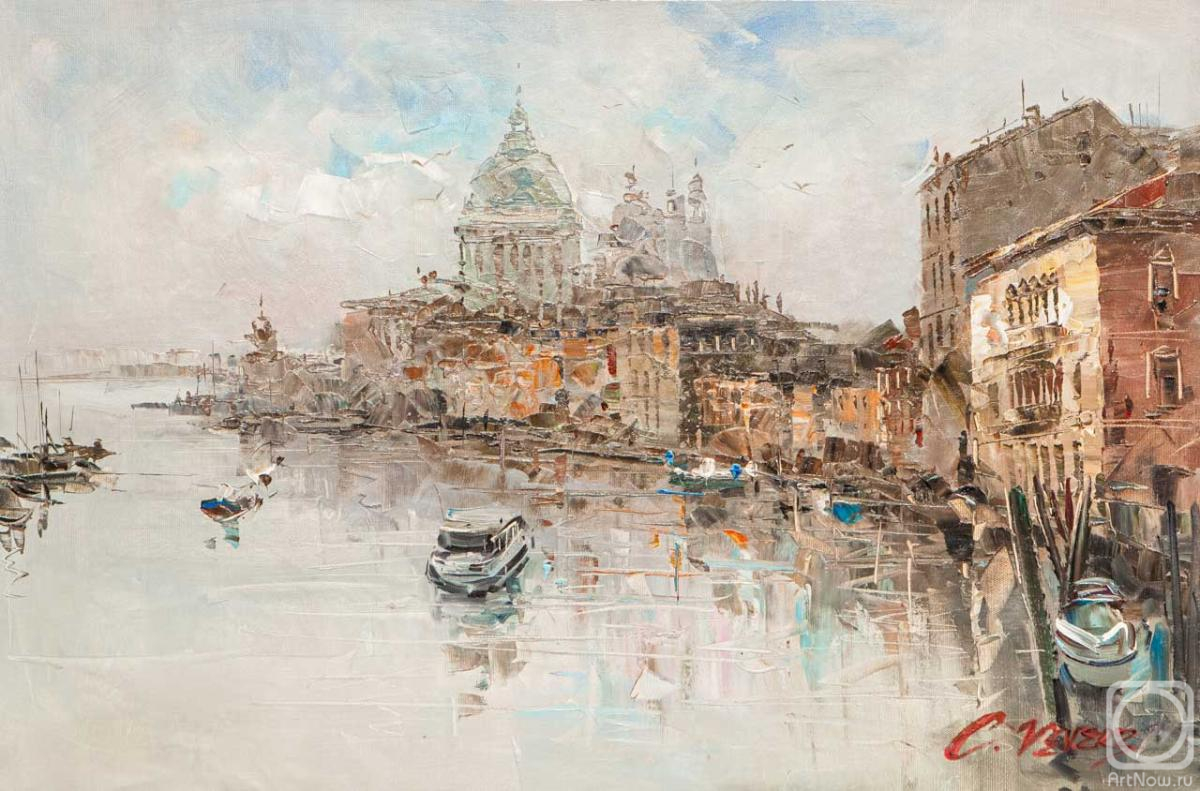 Vevers Christina. A moment of travel. View of the Church of Santa Maria della Salute