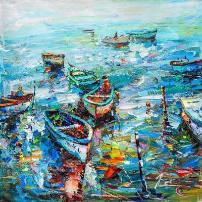 Fishing boats in the port. Rodries Jose