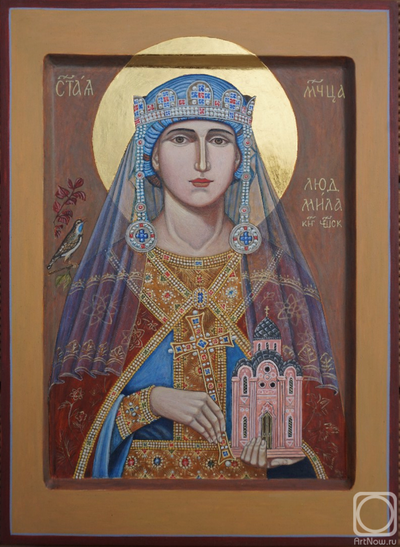 Bulashov Mikhail. Saint Martyr Ludmila of Bohemia