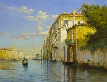 Painting The Grand Canal. Venice. Zhaldak Edward