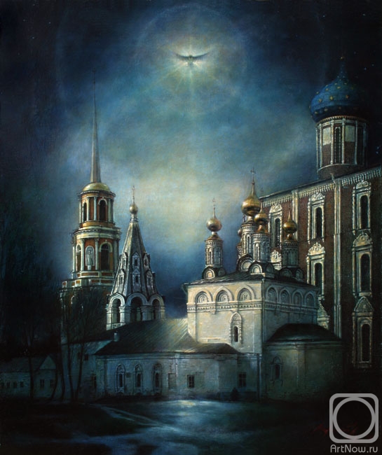 Mironov Andrey. View of the Church of the Epiphany of the Ryazan Kremlin