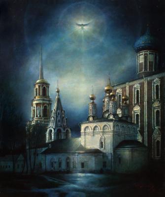 View of the Church of the Epiphany of the Ryazan Kremlin. Mironov Andrey