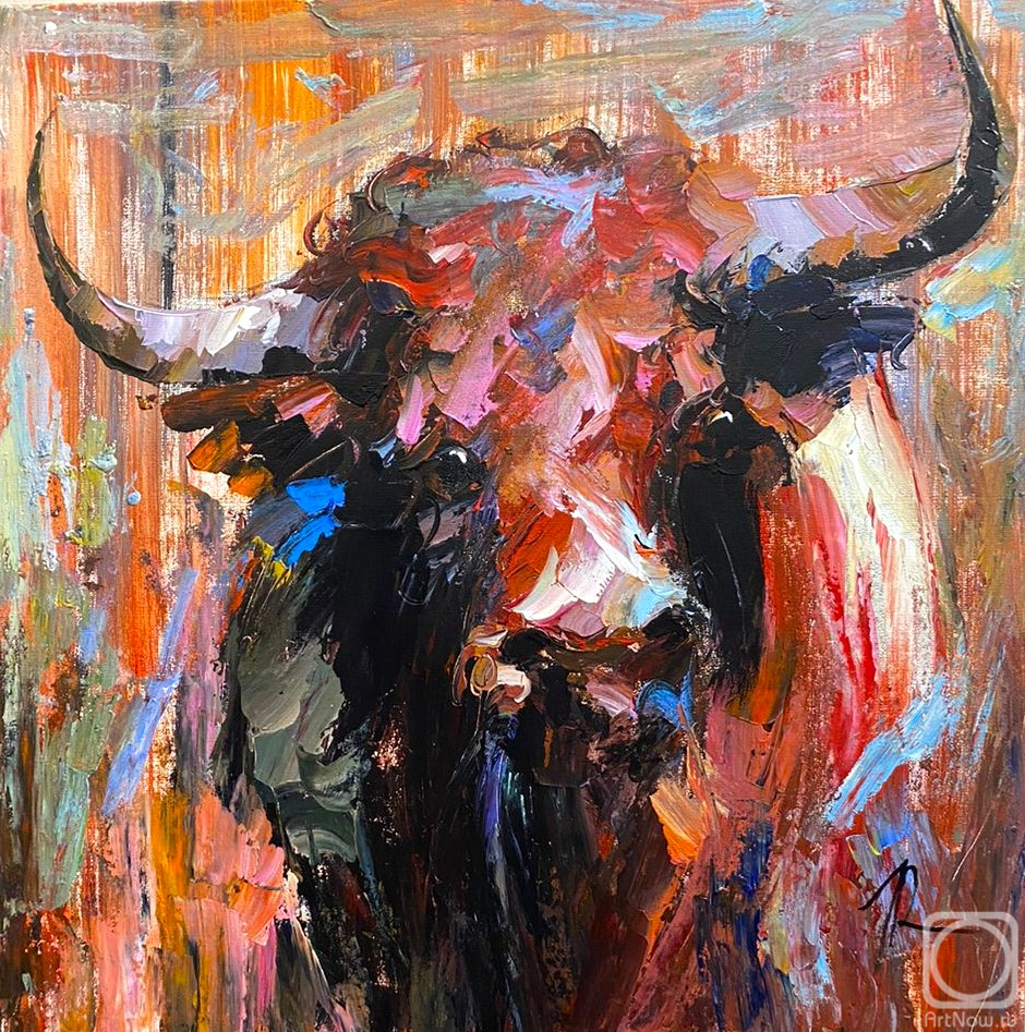 Rodries Jose. Portrait of a Spanish bull