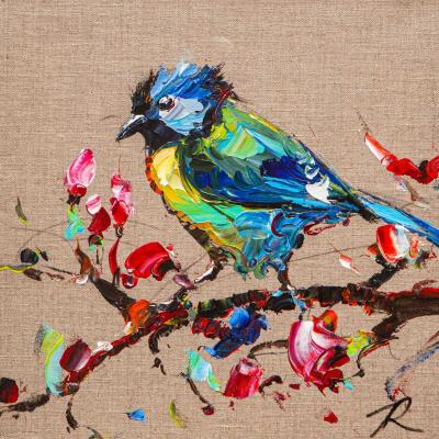 Titmouse on a branch. Rodries Jose