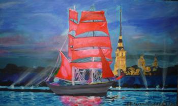 Scarlet Sails (Fluorescent). Kurtmametov Artur