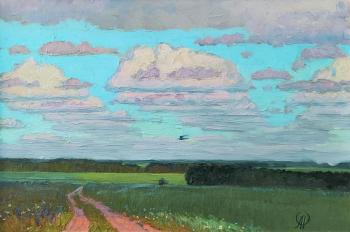 A road in the fields. Melnikov Aleksandr