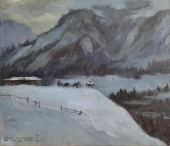 Painting "Mists of the mountains". Sevastyanova Olga