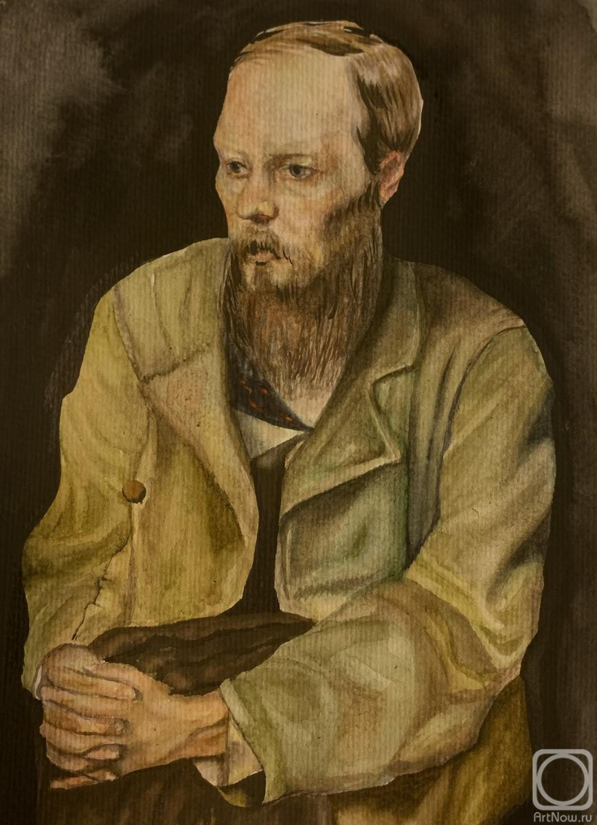 Shevtseva Katerina. Portrait of the writer F. M. Dostoevsky