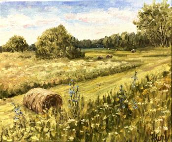 Hay harvesting (). Kirilina Nadezhda