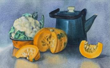 Pumpkin and cauliflower. Pechkova Polina