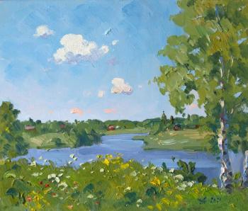 Kocherezhnaya River, Summer (Summer River). Alexandrovsky Alexander