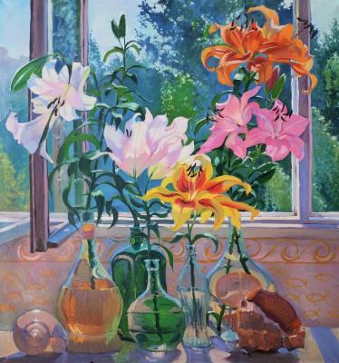 Bright summer ( 
Lilies). Melnikov Aleksandr