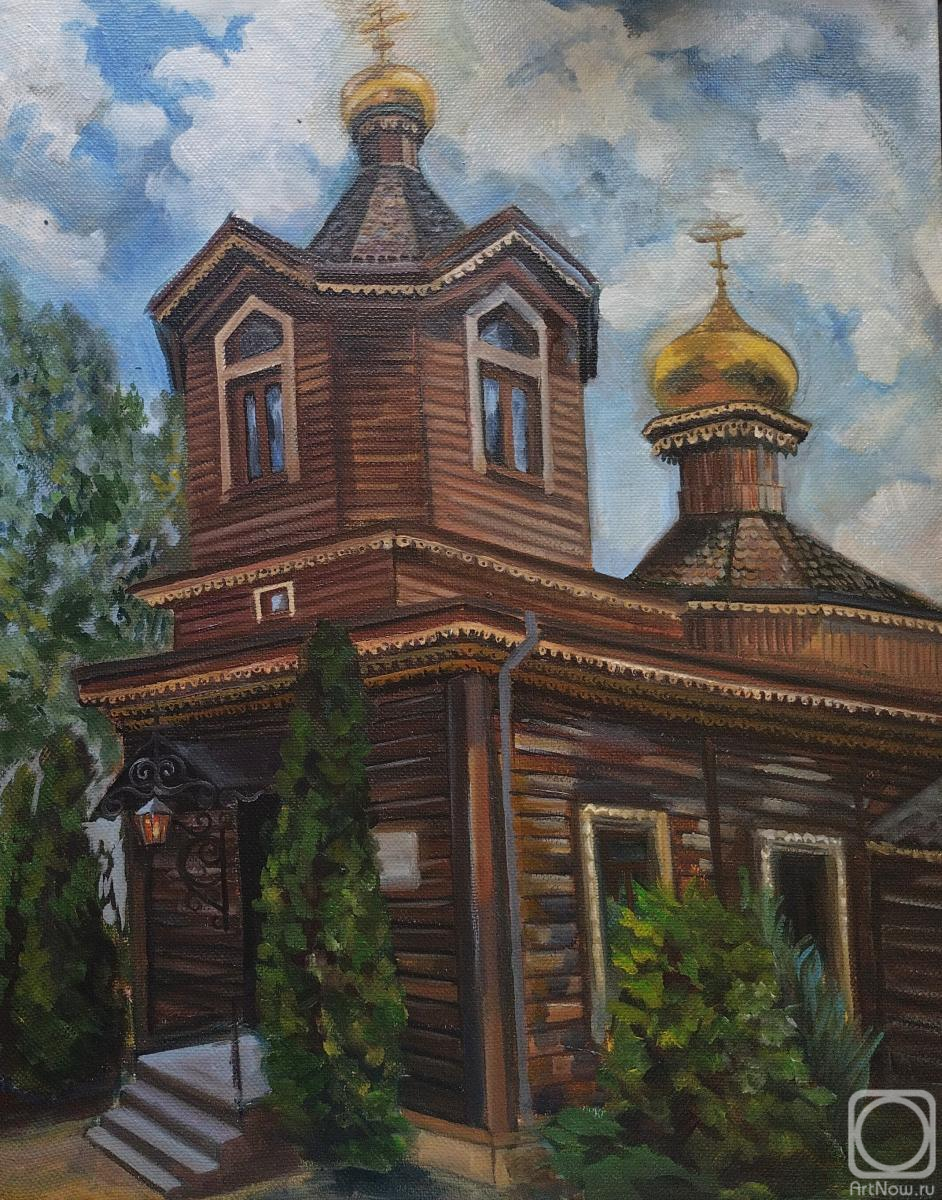Semenova Elena. Church of St. Nicholas the Wonderworker in Fedoskino