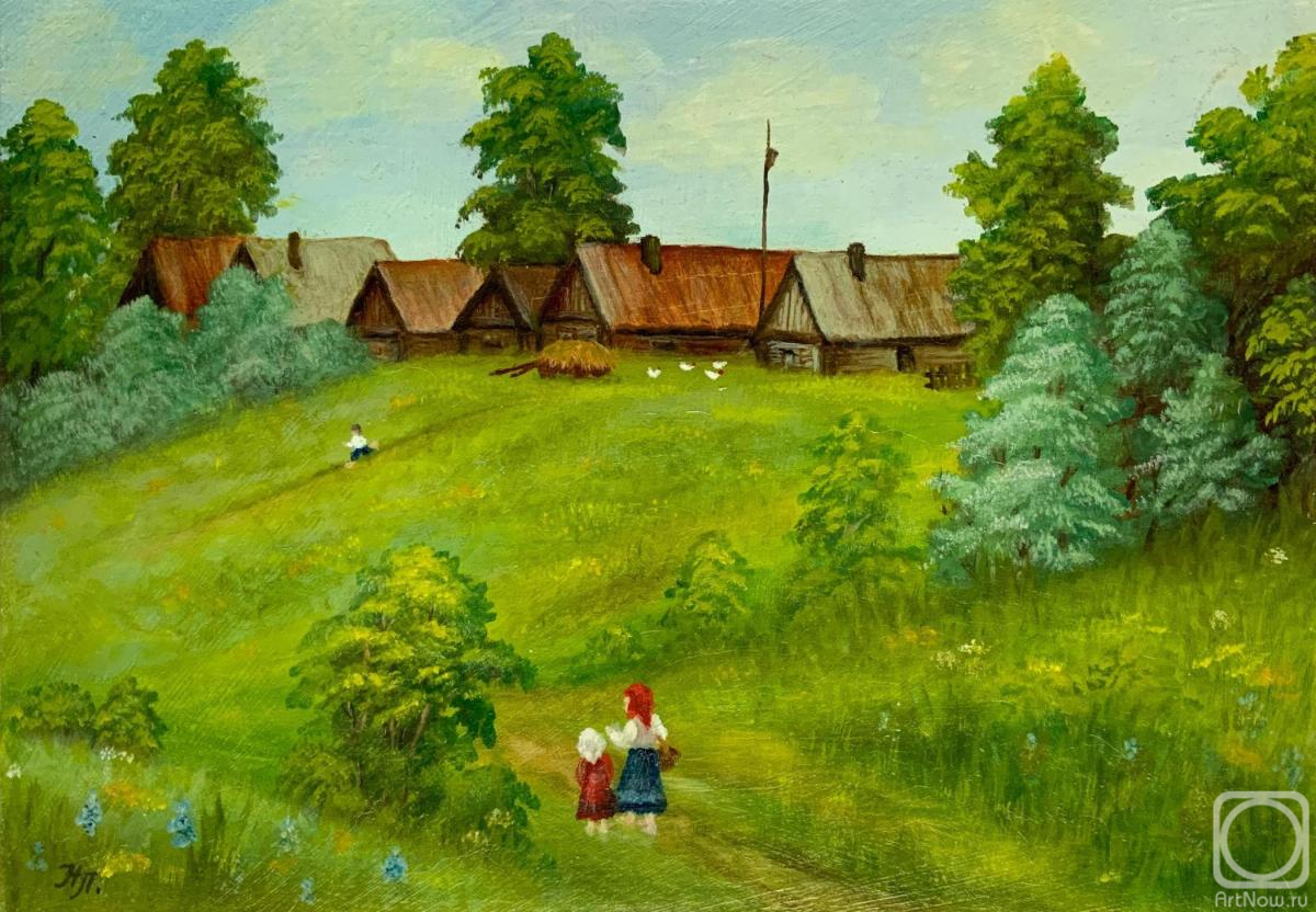 Lyamin Nikolay. Summer Day in the Village