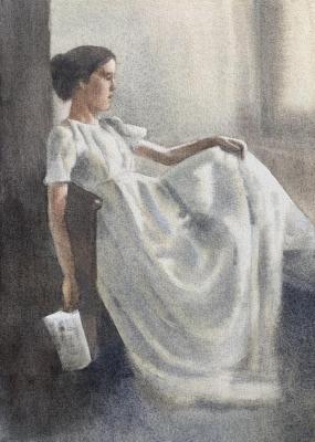 A girl by the window