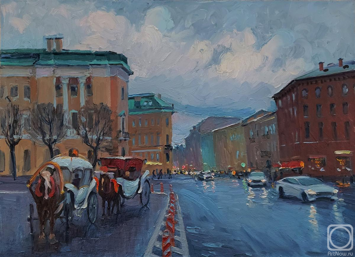 Melnikov Aleksandr. It rains in St. Petersburg