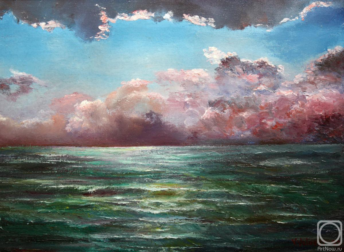 Volosov Vladmir. Thunderstorm over the sea