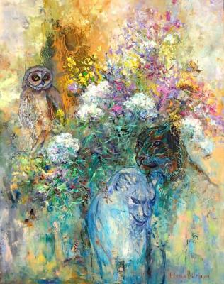 Forest secrets (An Owl In Nature). Ostraya Elena