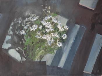 Oil painting "March flowers". Sevastyanova Olga