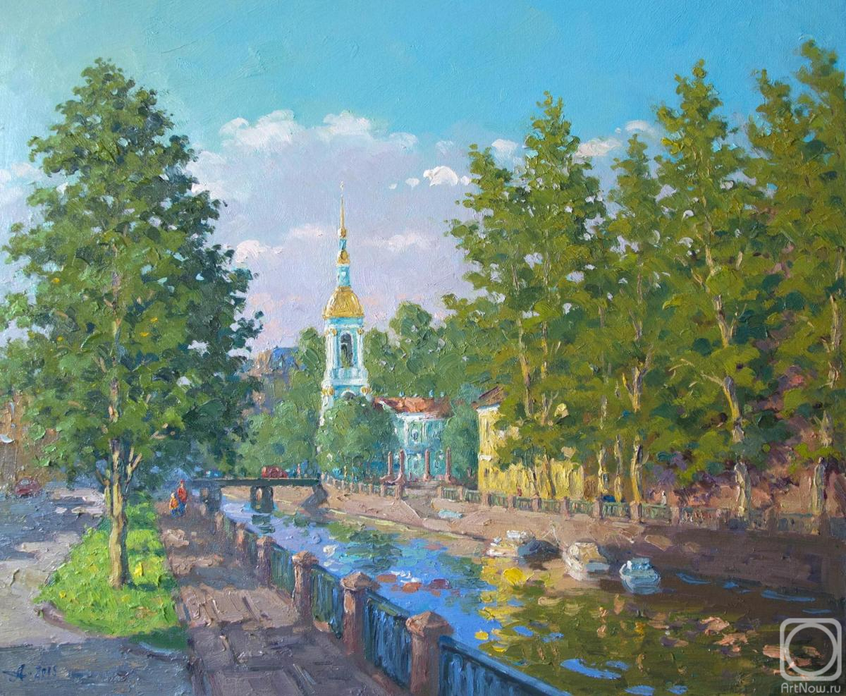 Alexandrovsky Alexander. Kryukov Channel. Saint Petersburg. Summer
