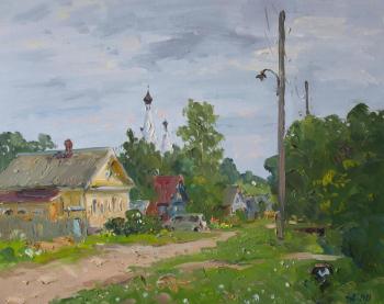 Road to the Divine Church in Uglich (The Church Of St). Alexandrovsky Alexander