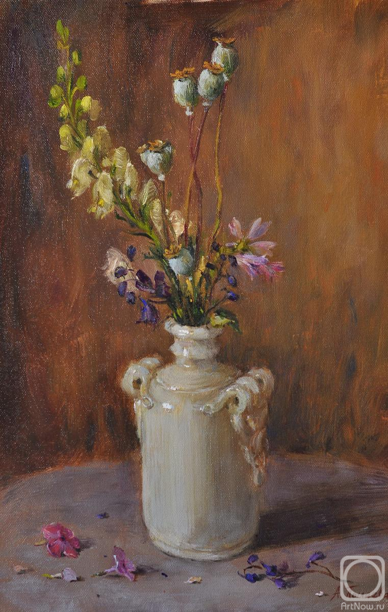 Pylaeva Antoniya. Poppies in a vase