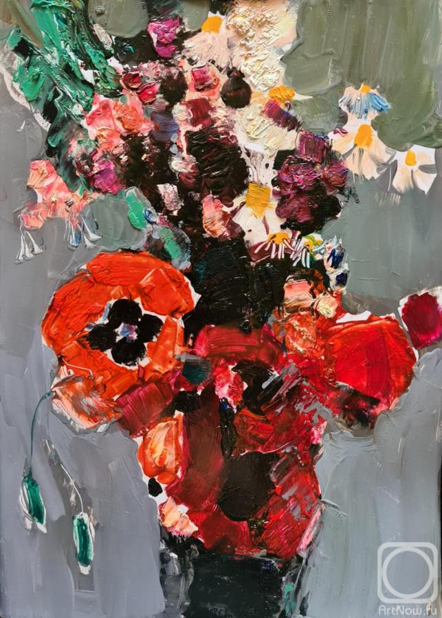 Chatinyan Mger. Poppies and Wild Flowers