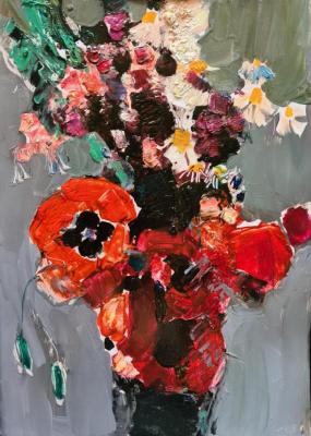 Poppies and Wild Flowers. Chatinyan Mger