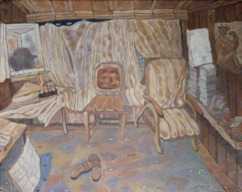 Self-portrait with fear (Interior Decoration). Klenov Andrei