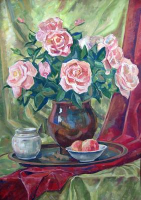 Still life with roses. Ibragimova Nataly