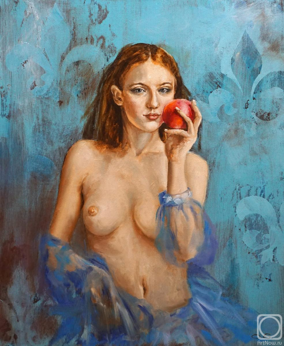 Sokolova Olga. The girl with the apple