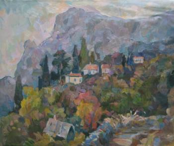 View of Simeiz from the vineyards. Bocharova Anna