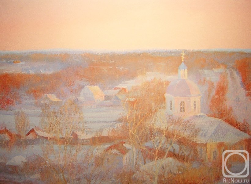 Chernyshev Vladimir. Kursk. Streltsy Sloboda in Winter