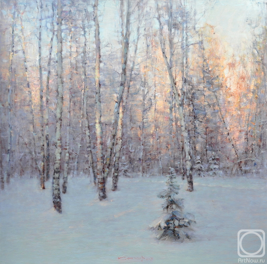 Korotkov Valentin. Winter forest