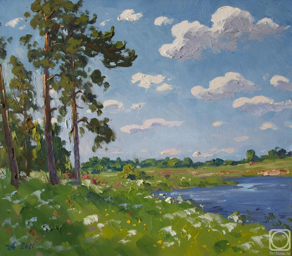 Alexandrovsky Alexander. Pines on the River Korozhechna