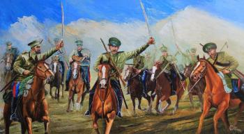 Cossack cavalry. Gaponov Sergey