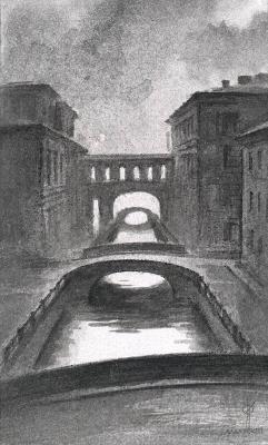 Winter Canal (Water On A Paper). Eldeukov Oleg