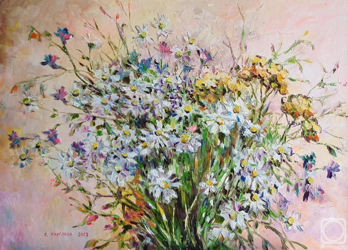 Kruglova Svetlana. Meadow daisies