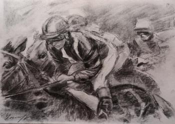 Horse racing (). Chaychuk Oksana