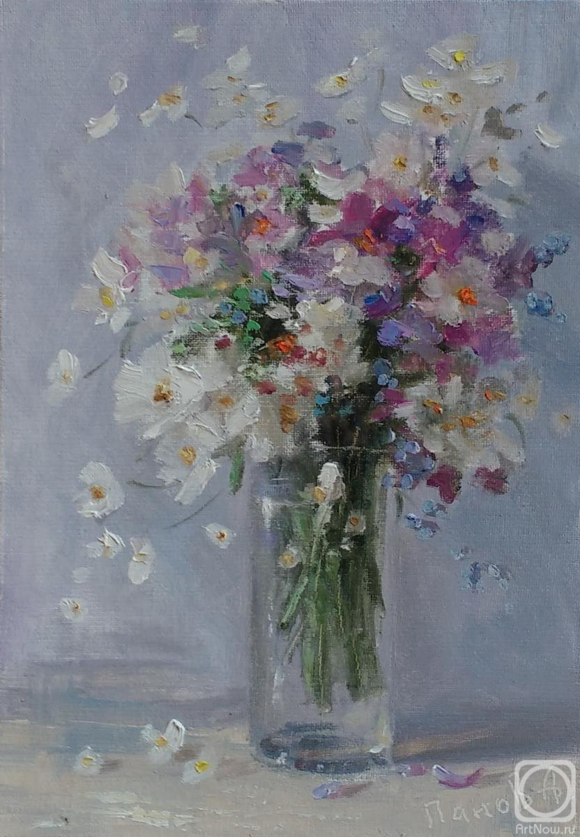Panov Aleksandr. Bouquet with daisies