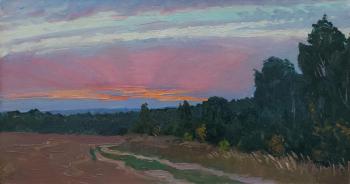 At dawn at the end of summer