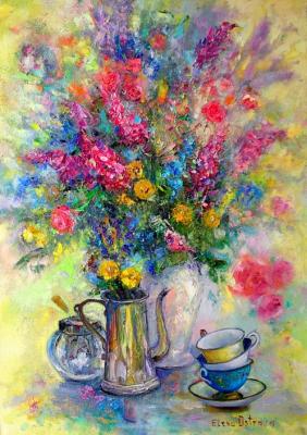 Flower pause (Tea Drinking). Ostraya Elena