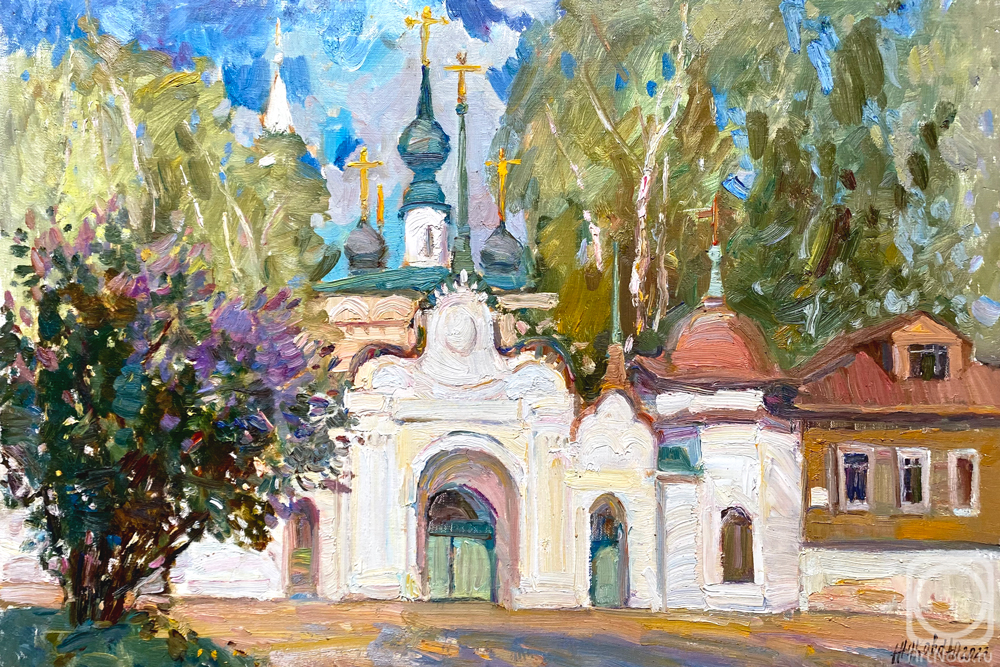Zhukova Juliya. Sunny day at the Mikhailo Arkhangelsk Monastery